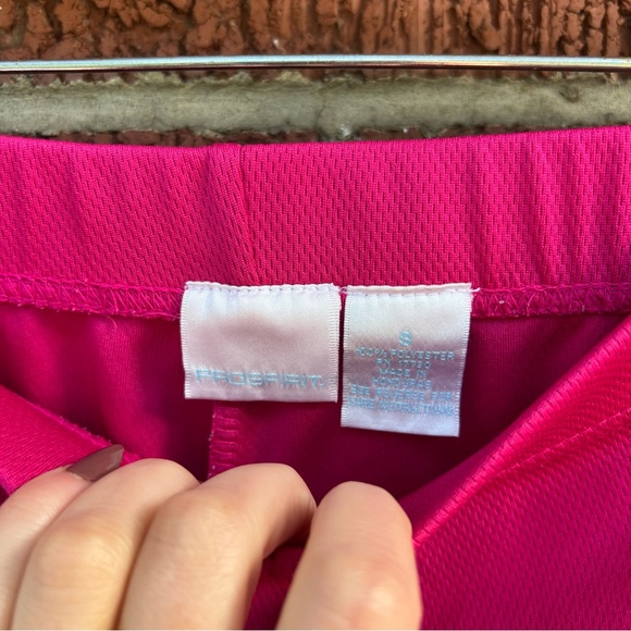 Pro Spirit Hot Pink and White Striped Athletic Shorts - Picture 3 of 3